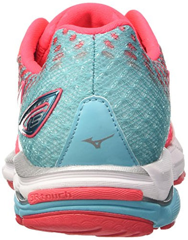 Image of Mizuno Women Wave Rider 19 Pink Running Shoes-4 UK/India (36.5 EU) (J1GD160308)
