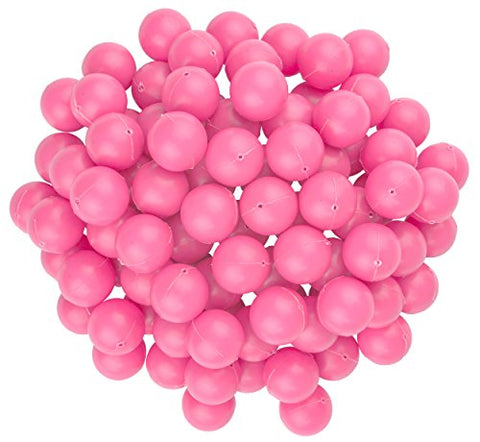Image of Fairly Odd Novelties 3/4" Mini Ping Pong/Table Tennis/Beer Pong Round Balls (100 Pack), 19mm, Pink
