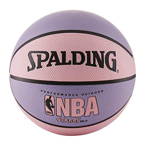 Image of Spalding NBA Street Outdoor Rubber Basketball (Size: 6, Pink)