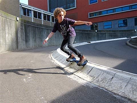 Image of EONWISE Highly Flexible Heavy Duty Cruiser Board LED Flash Lights PU 80mm Wheels, 30 X 9 Inch (Yellow)