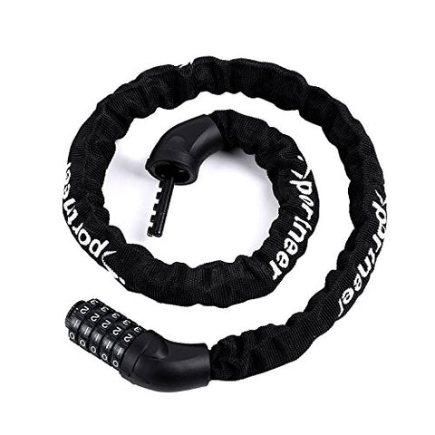 Image of Sportneer Combination Bike Lock (Coated Finish)