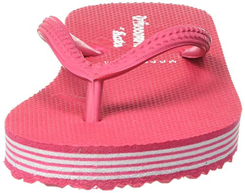 Image of BATA Women Ortho Comfit Ladies Red FlipFlops6 Kids UK (5775999)