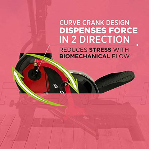 Image of Reach Evolve Elliptical Climber Cross Trainer + Stepper | Exercise Fitness Equipment for Home Gym