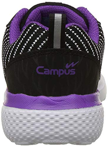 Image of Campus Women's Black Running Shoes-7 UK/India (41 EU) (Liana)
