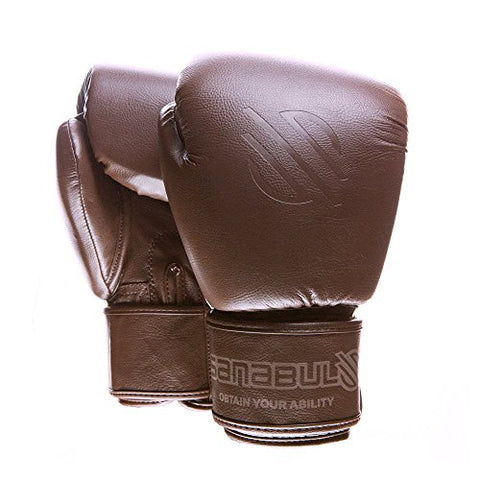 Image of Sanabul Battle Forged Thai Style Kickboxing Professional Gloves (Brown, 16 oz)