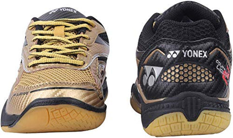 Image of Yonex C-Ace Light Badminton Non Marking Shoes, Gold/Black - 8 UK