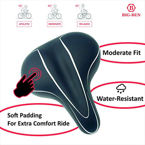 Image of BIG-BEN 23275 Bike Seat for Men and Women