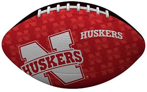 Image of NCAA Nebraska Cornhuskers Junior Gridiron Football, Red