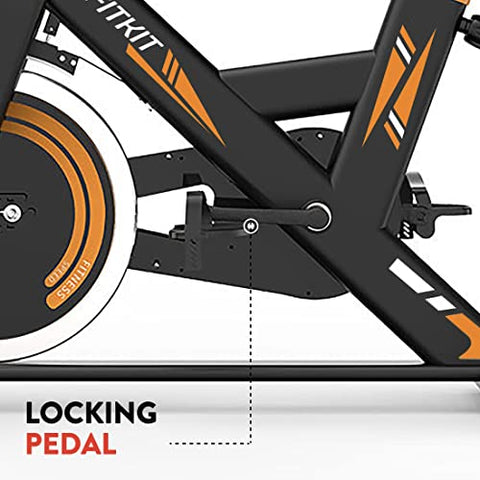 Image of Fitkit FK2000 Flywheel 13.22lbs, Max Weight 120kg Bluetooth Enabled Exercise Spin Bike with Free At Home Installation and Trainer Led Sessions by cult.sport