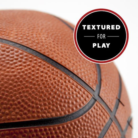 Image of Crown Sporting Goods Mini Basketball with Needle and Inflation Pump (Set of 3), 5-Inch