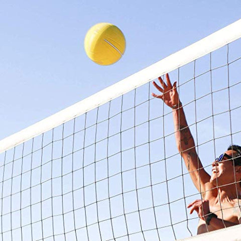 Image of Chance Soft Volleyball - Waterproof Indoor/Outdoor Volleyball for Pool, Beach Volleyball & Indoor Volleyball Ball Play. Recreational Training Ball for All Ages (Size 5) (Splash - Yellow)