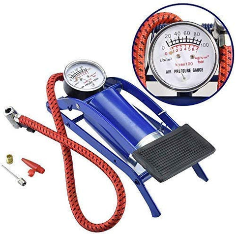 Image of FASTMART Imported Portable High Pressure Foot Air Pump Heavy Compressor Cylinder Bike Car Cycles & All Other Vehicles