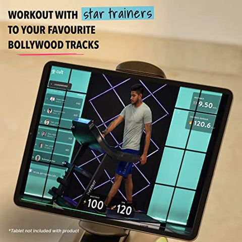 Image of Fitkit FT150M (4.5HP Peak) Motorised Treadmill with Free Home Installation, 1 Year Warranty and Trainer Led Sessions by Cult.Sport