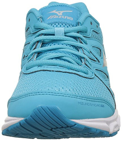 Image of Mizuno Women R6A4B13, Synchro Md (W) Blue/Silver Running Shoes-4 UK/India (36.5 EU) (J1GF161803)