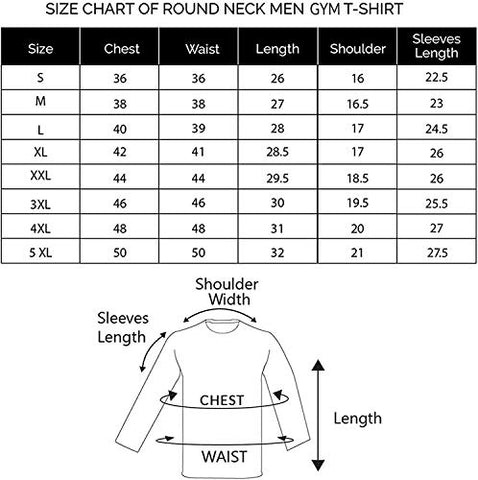 Image of CHKOKKO Men Full Sleeve Active Wear Round Neck Regular Dry Fit Stretchable Yoga Gym Sports Tshirts (Medium, Navy Blue.)