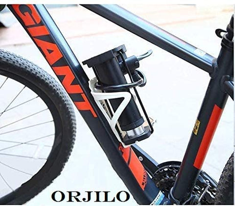 Image of ORJILO Portable Mini Bike Pump/Cycle Foot Pump Foot Activated with Pressure Gauge Floor Bicycle Bikes Pump & Cycle Pump Bicycle Tire Pump for Road