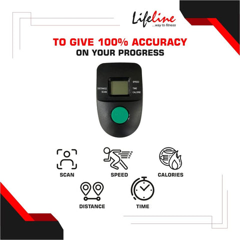 Image of Lifeline Fitness HG-002 Home Gym Machine with 72kg Weight Stack with LE-103BS Air Bike with Back Support for Complete Home Gym Setup