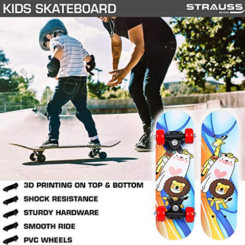 Image of Strauss Lion Kids Skateboard, Age 3-5 Years