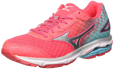 Image of Mizuno Women Wave Rider 19 Pink Running Shoes-4 UK/India (36.5 EU) (J1GD160308)
