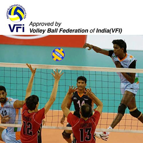 Image of Cosco Super Volley Volleyball, Size 4 (Multicolour) (15002)