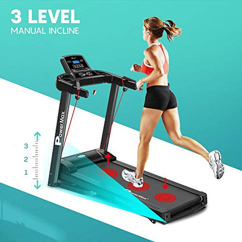 Image of PowerMax Fitness TDM-99 2HP (4HP Peak) Motorized Treadmill with Free Installation Assistance, Home Use & Automatic Programs
