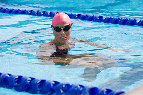 Image of Aqua Sphere Kayenne Swim Goggles with Smoke Lens (Black/Silver)