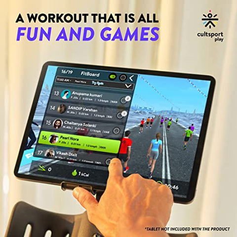 Image of Fitkit FT200S (4.5HP Peak) Motorized Treadmill with Free Home Installation, 1 Year Warranty and Trainer Led Sessions by Cult.Sport