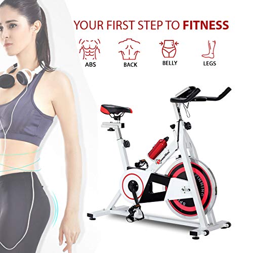 Powermax Fitness BS-140 Home Use Group Bike/Spin Bike(White)