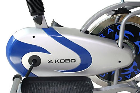 Image of KOBO Exercise Bike 4 in 1 / Exercise Cycle Steel Wheel Spin Bike ORBITRAC Fitness Home Gym Upright AB Care ORBITRACK Twister, Push UP (Imported)