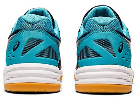 Image of ASICS Men's Upcourt 4 Peacoat/Pure Silver Leather Indoor Court Shoes-7 UK (41.5 EU) (8 US) (1071A053)