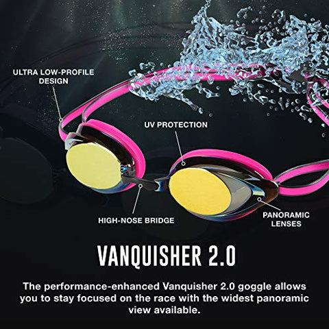 Image of Speedo Women's Swim Goggles Mirrored Vanquisher 2.0