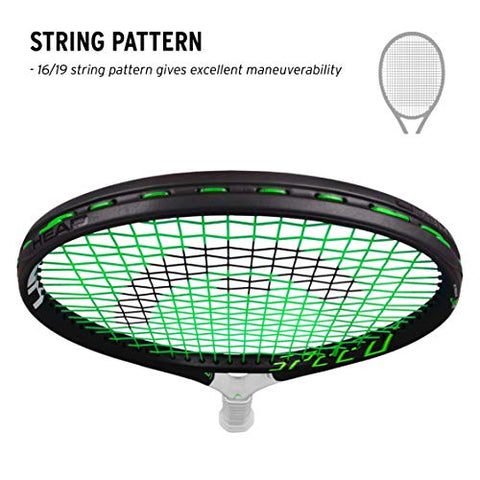 Image of HEAD IG Speed 26 Graphite Composite Tennis Racquet | Strung | for Juniors - Both Beginners & Intermediate