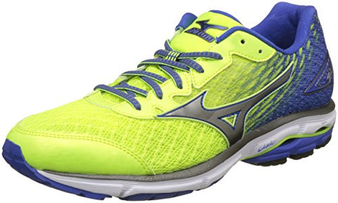 Image of Mizuno Men's Wave Rider 19 2E Yellow Running Shoes - 6 UK/India (39 EU)(J1GC160490)