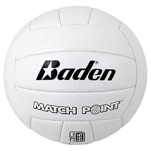 Image of Baden MatchPoint Official Size 5 Cushioned Volleyball, White