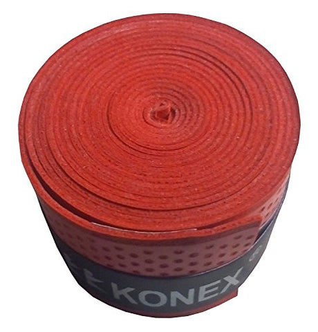 Image of KONEX Alloy Steel Anti-slip Badminton, Squash, Tennis Racquet Handle Over Grip Wrap Band - Pack of 5