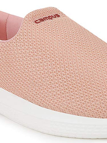 Image of Campus Women's Zoe PRO Peach/WHT Running Shoes