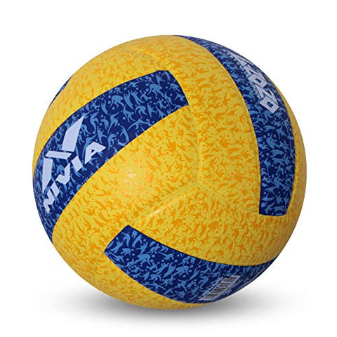 Image of Nivia G-2020 Rubber Volleyball, (Yellow and Blue)