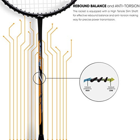 Image of Li-Ning Turbo 99 Strung Carbon Fibre Racket With Free Full Cover