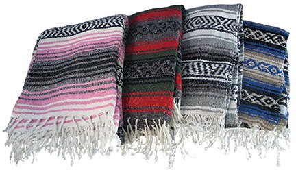 Image of Canyon Creek Mexican Style Falsa Yoga Blanket (Mixed)