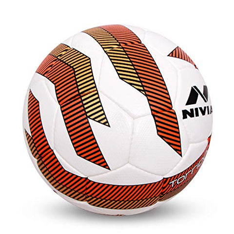 Image of Nivia 279 Torrido Pu Football, Size 5 (White/Green)