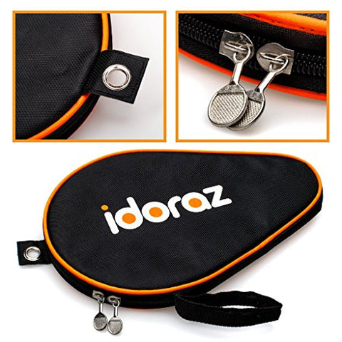 Image of Idoraz Ping Pong Paddle Case - Best Table Tennis Paddle Cover for Your Racket - Waterproof Material Bag