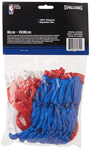 Image of Spalding Pro-Shot Basketball Net, Blue-Red-White