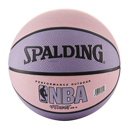 Spalding NBA Street Outdoor Rubber Basketball (Size: 6, Pink)