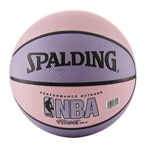 Spalding NBA Street Outdoor Rubber Basketball (Size: 6, Pink)