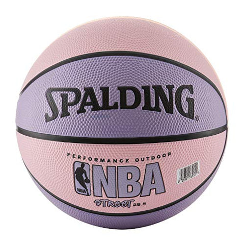 Image of Spalding NBA Street Outdoor Rubber Basketball (Size: 6, Pink)