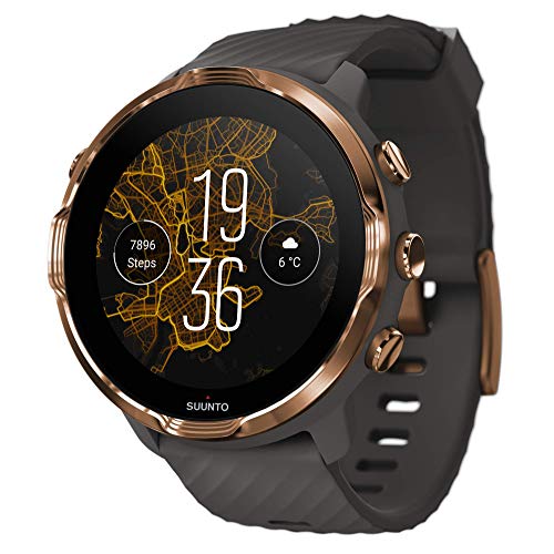 SUUNTO Graphite Copper, GPS Versatile Sports Watch with Google Wear OS, 24x7 Activity and Sleep Tracking