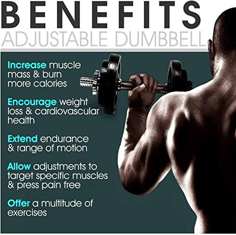 Image of KAKSS Exclusive CAST Iron Adjustable Dumbbells 10 KG to 100 KG (Proudly Made in India) (18)