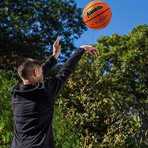 Image of Franklin Sports Grip-Rite 100 Rubber Basketball