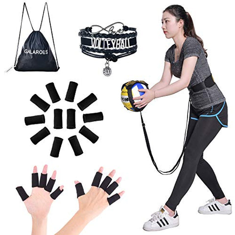 Image of GALAROES Volleyball Training Equipment Aid for Beginners Pro ( Black )