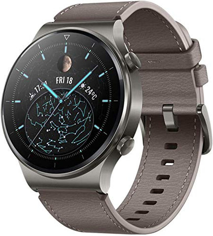 Image of HUAWEI Watch GT 2 Pro Smartwatch, 1.39" AMOLED HD Touchscreen, 2-Week Battery Life, GPS and GLONASS, SpO2, 100+ Workout Modes, Bluetooth Calling, Heartrate Monitoring, Grey